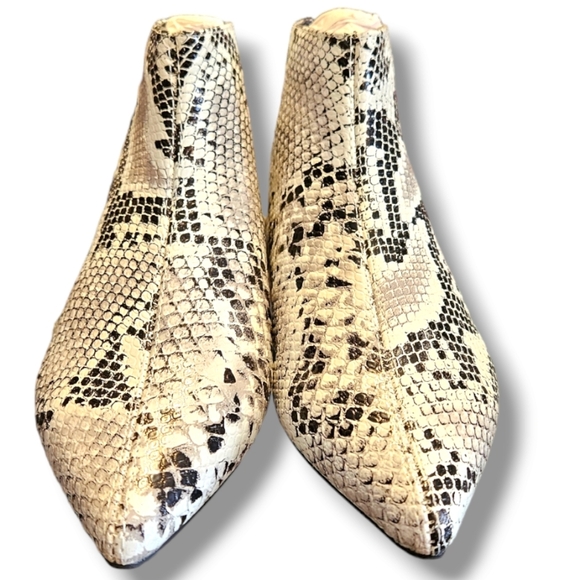 Snakeskin ankle boots - Picture 6 of 7